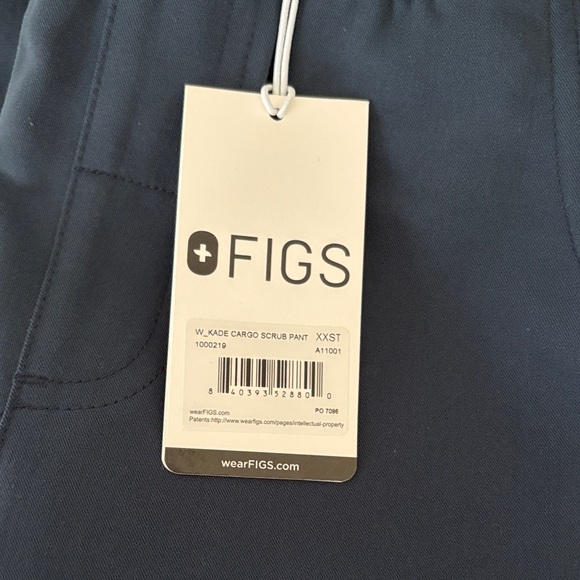 Navy Blue Drawstring Pants - Picture 3 of 3